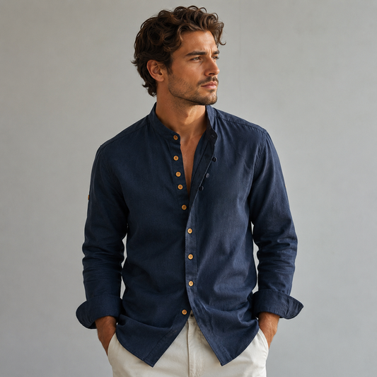 Renzo Linen Overshirt