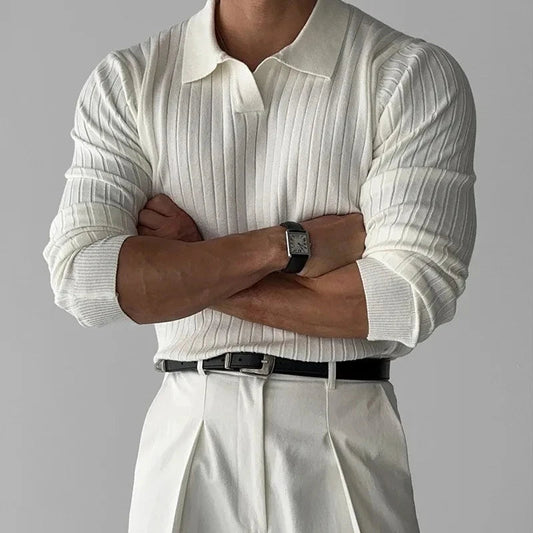 Monte Aure Portofino Ribbed Knit Polo